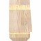 Ekena Millwork Eugene Rough Sawn Timber Gable Bracket, Douglas Fir, 36"W x 9"H x 4"D x 6"F, 6/12 Pitch GBW036X09X0406EUG00RDF - alternate 4